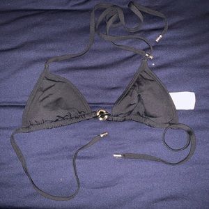 Michael Kors black bikini top only